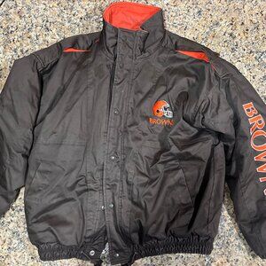 Vintage Cleveland Browns lined Starter jacket/coat Size XL